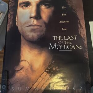 The Last Of The Mohicans Poster 1992 Original 27x40 Movie Poster Daniel Day Lewi